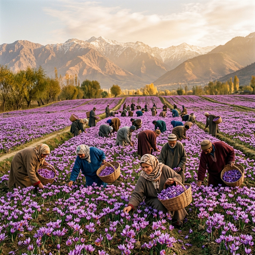 Saffron Fields Pampore